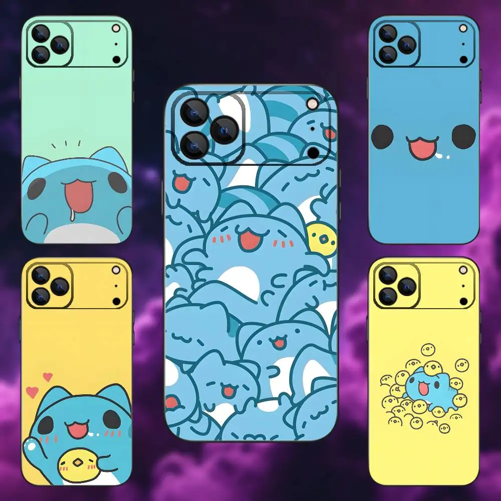 

Bug Cat C-Capoo Phone Case For iPhone 17,16,15,14,13,12,Pro,Max,Plus,E,SE4,Air,Mini Black Soft Box