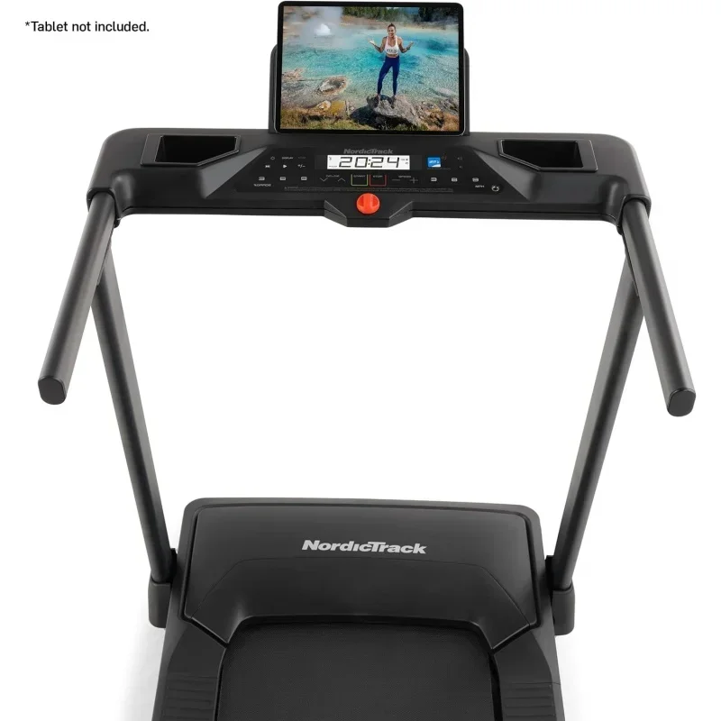 NordicTrack T Series: Perfect Treadmills for Home Use, Walking or Running Treadmill with Incline, Bluetooth Enabled, 300 lbs Use