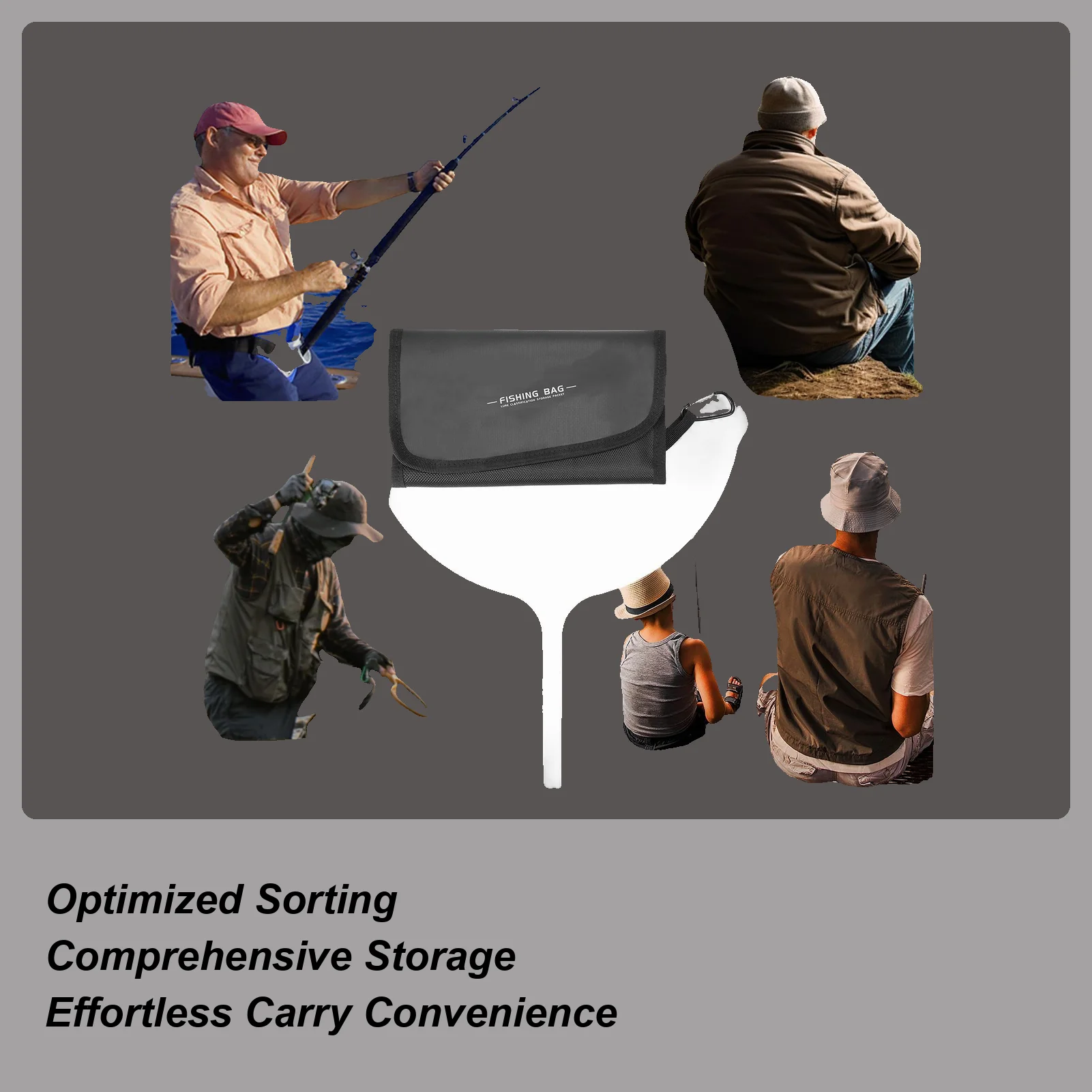 

Сумка для рыболовных снастей, водонепроницаемая маленькая сумка для рыбалки, съемная сумка для приманок, портативная для мужчин, папа, уличная лодка для серфинга, каяк, потоковое озеро