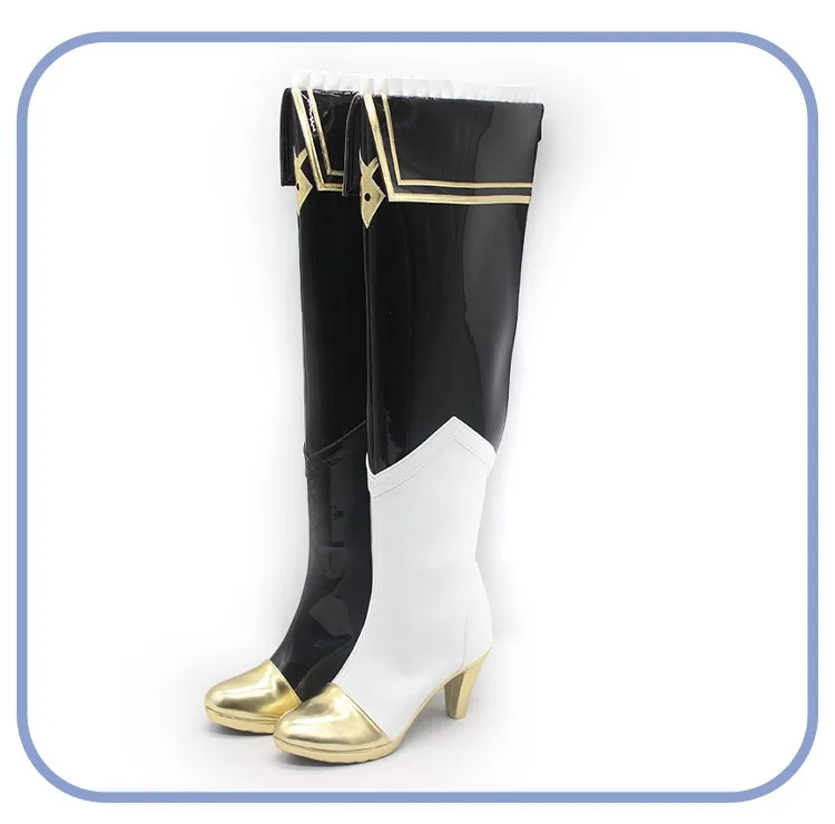 Gioco Pretty Derby Durandal Scarpe Cosplay Accessori Anime Puntelli Cosplay Stivali di Carnevale di Halloween Scarpe in PU su misura