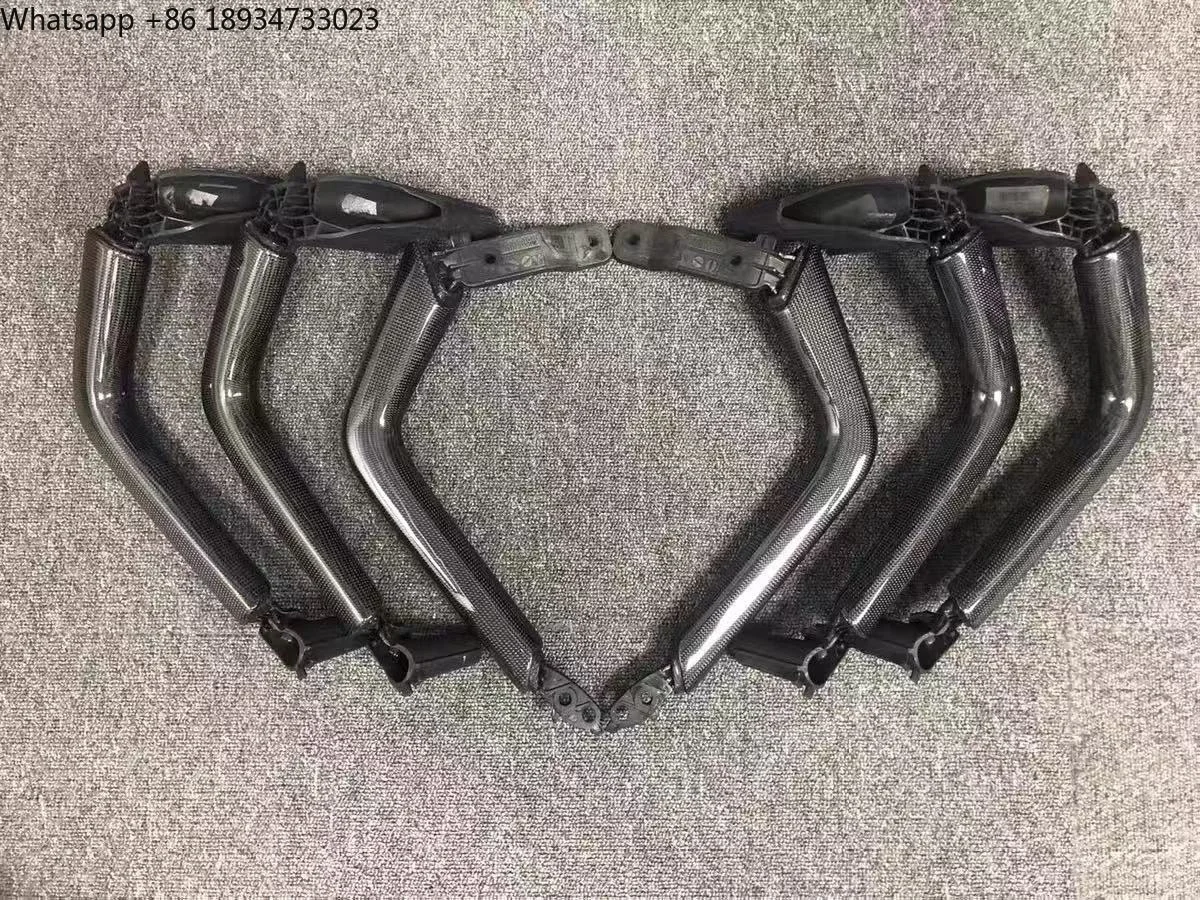 Per Porsche Cayenne 9YA 2018-2022 Modelli In Fibra di Carbonio Maniglia Interna Della Porta Bracciolo Parti Del Corpo