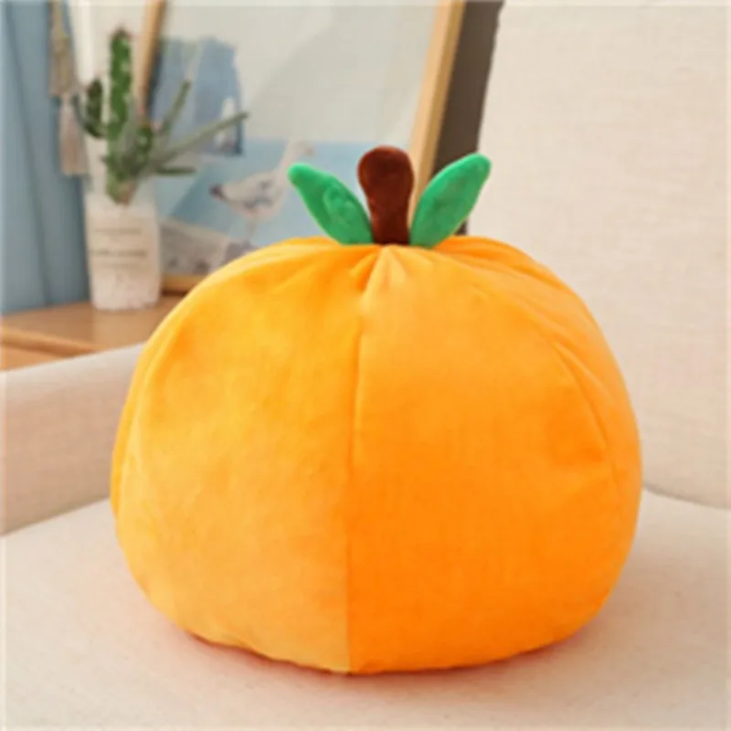 Cartoon Fruit Orange Cap Cute Plush Headgear Durable Soft Exquisite Design Funny Costume Headgear for Gift