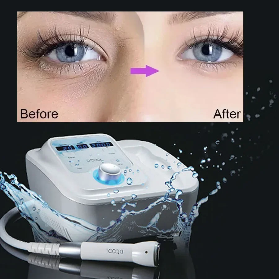 Novo rejuvenescimento da pele fresco e quente d-cool eletroporação íon cuidados faciais equipamentos de beleza d-cool cryo massageador de resfriamento facial