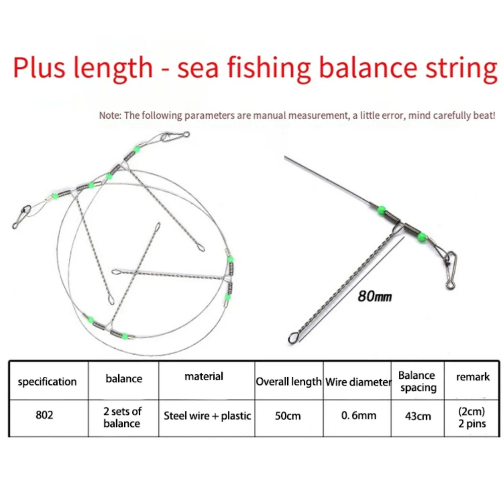 

Fishing Hooks Anti-Winding Swivel String Stainless Steel Wire Leader Wire Leader Fish Hooks Fishing Wire