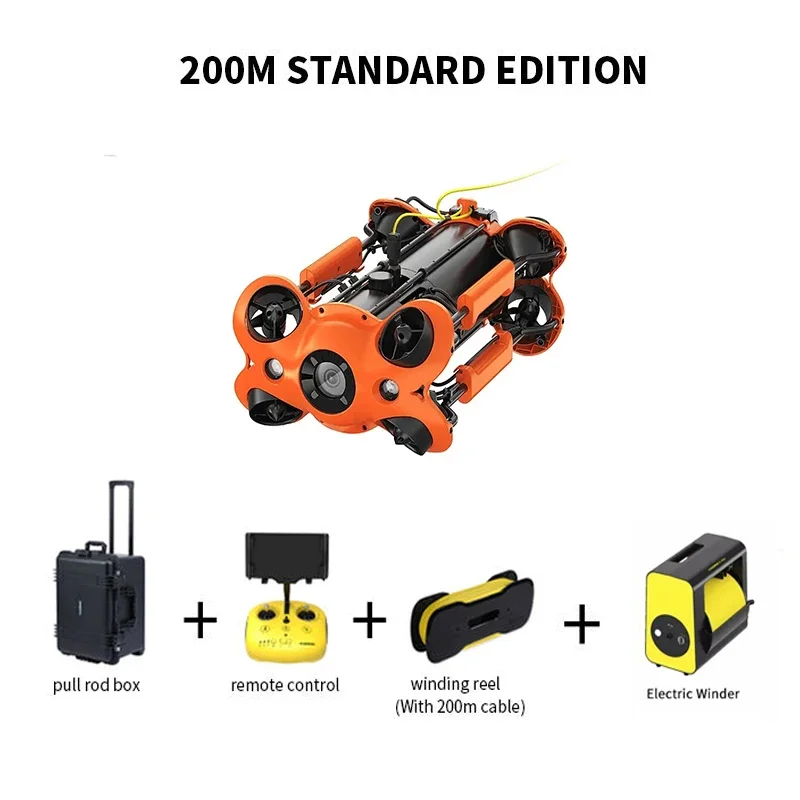 Light Industrial Underwater Vehicle Water Rescue Plus Manipulator Sonar Scanning 150m Underwater Search and Rescue Robot