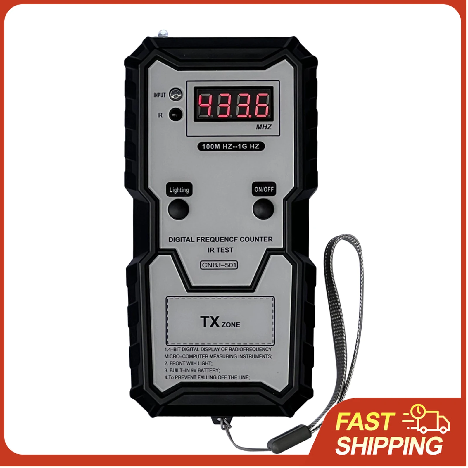 

IR Infrared Frequency Tester Wireless remote control frequency tester Auto Key Frequency Tester Car Key Frequency Tester