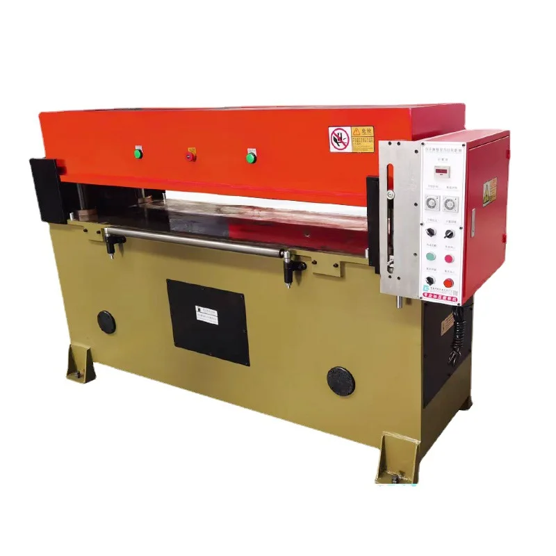 Four-column hydraulic cutting machine, automatic feeding punch, blister leather bag cutting machine