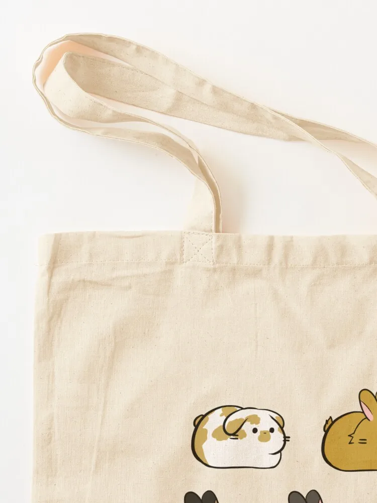cute bunny rabbits loaf Tote Bag shopper bag women foldable reusable bag shoping Portable shopping