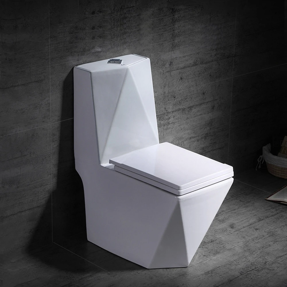 

ZC1 Factory Price Modern Design Siphonic Easy-Cleaning One Piece Soft Close Ceramic Toilet for Bathroom Toilet Set