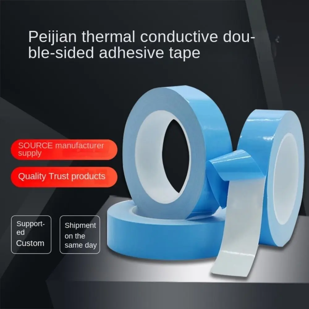 Heat conduction Transfer Heat Tape Heat dissipation insulation LED lights Conductive Adhesive Tapes 11Sizes Blue Double Sided