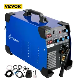 VEVOR Pro Leg Stretcher 220LBS BeenstrekapparaatAluminiumWelder, MIG/MMA/TIGInverter, 3in1IGBTComboWeldingMachine, SpotWelder270A