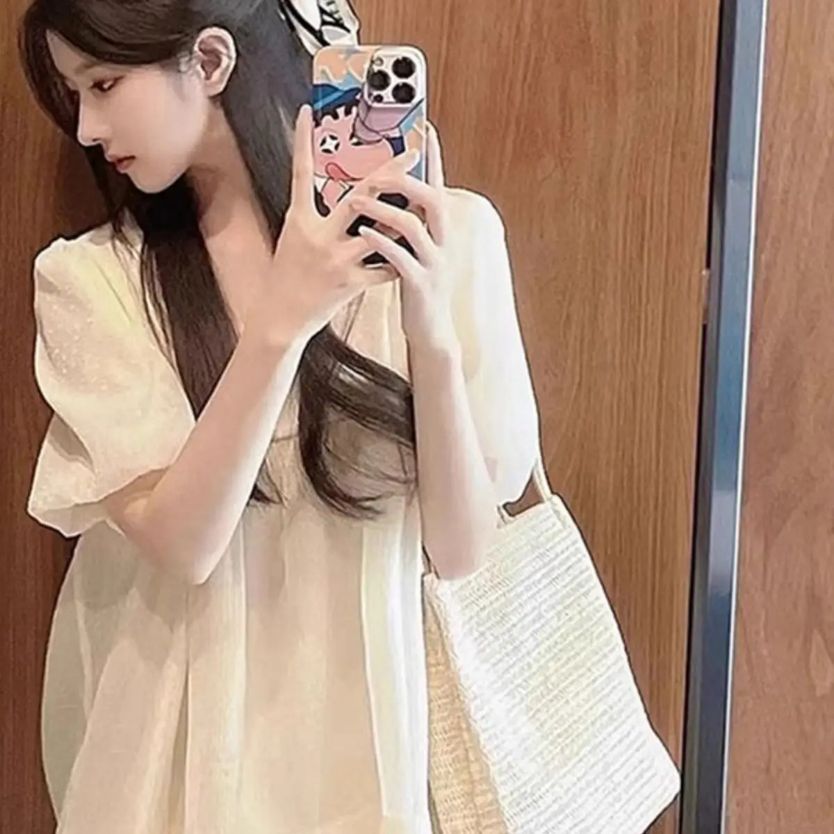 قمصان قصيرة الأكمام للسيدات إكسسوارات ديكور Ins فاكهة الليمون Roupas بيكيني غطاء الكفة بلانكاس موخيريس دمية قبعات فريدة من نوعها