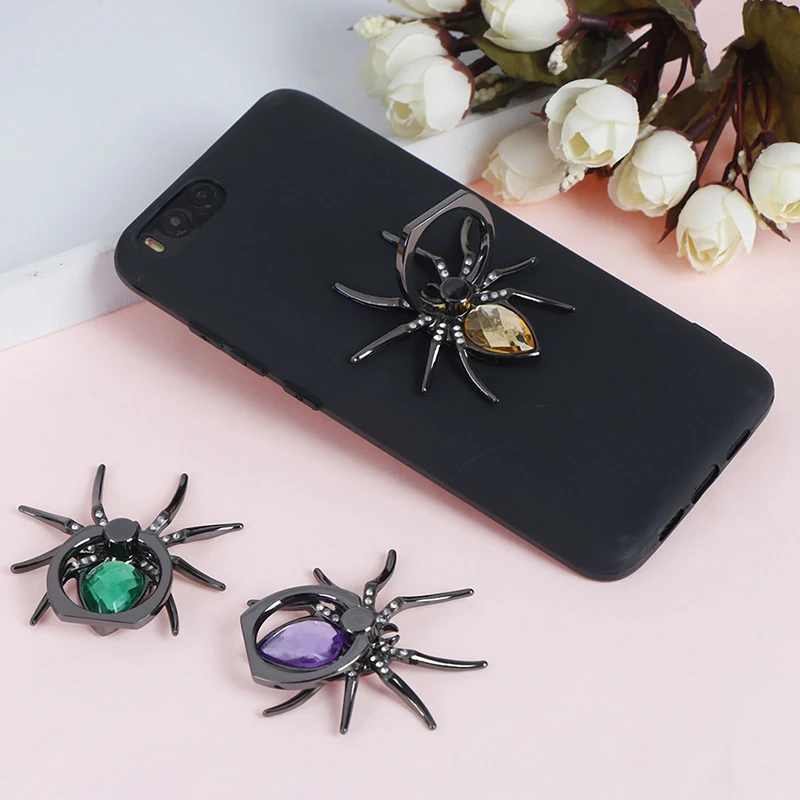 금속 스파이더 링 거치대 360 회전 휴대폰 스탠드, 휴대폰 거치대, 1 개