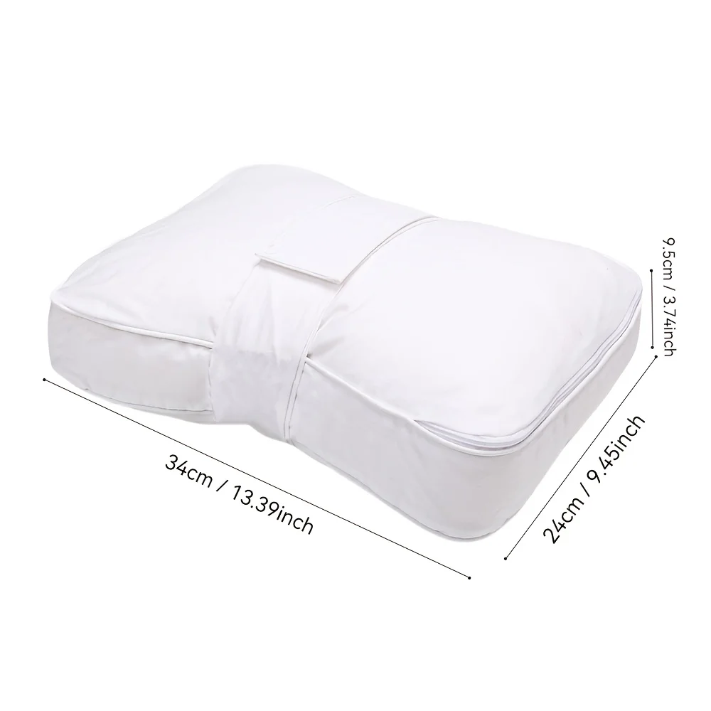 Memory foam knee pillow for side sleepers with adjustable strap — Ergonomic leg support cushion to keep knees elevated for comfo