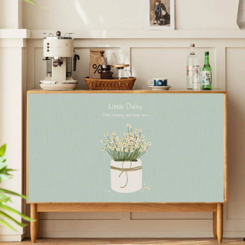 Simple Korean Floral Cabinets, Curtains, Covering Curtains, Bathroom Cabinets, Fabric Curtains, Decorative Curtains