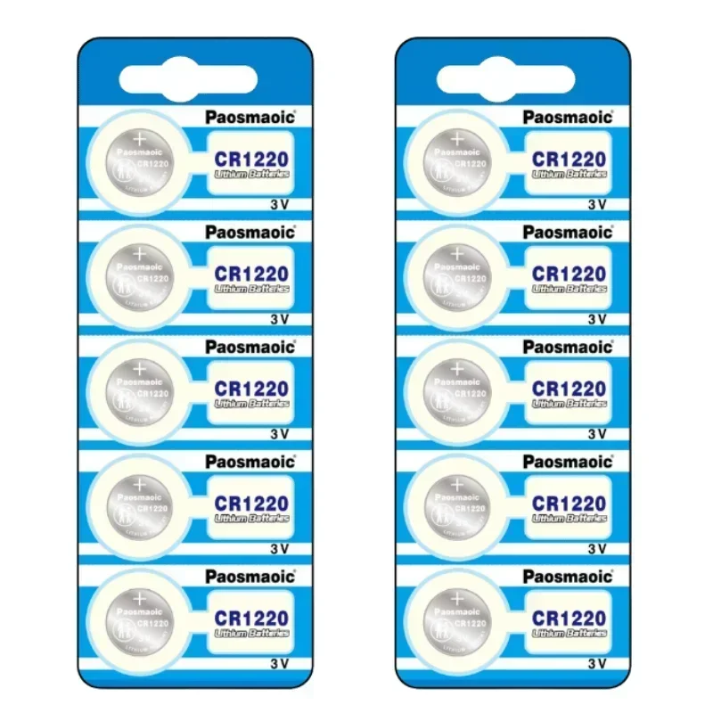 10-100 Pcs CR1220 CR 1220 ECR1220 CR1220 5012LC Button Coin Cell Battery For Watch Car Remote Key Toys 3V Lithium Batteies