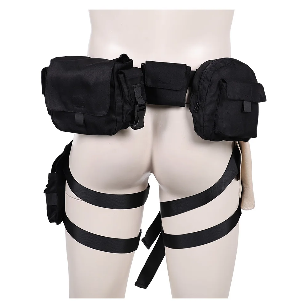 Fantasia leon scott cinto coldre jogo perigo bio re cosplay disfraz acessórios de fantasia masculino halloween carnaval festa prop