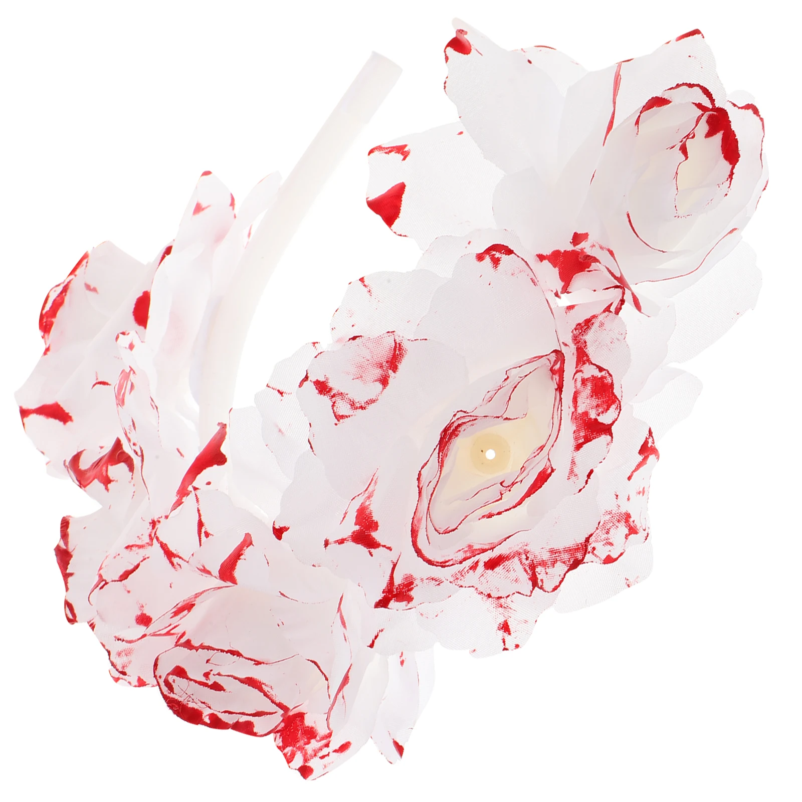 

Hair Hoops Headband Headdress Plastic Cloth Durable Safe Halloween Festival Photography Holiday Rose Design Non Fading Hair Care