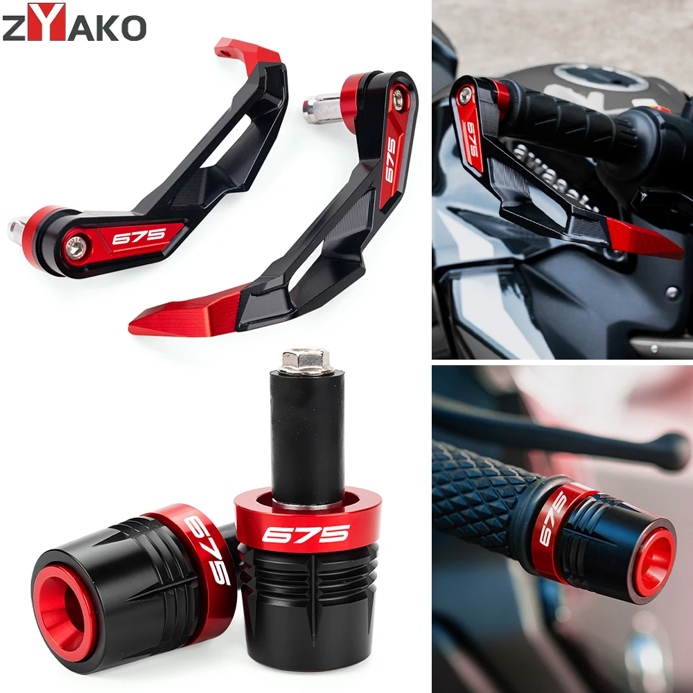 Für CFMOTO 675SR 675 SR-R 675NK 675SS 675 SR/NK/SS/SR-R CNC Motorrad Bremse Kupplung Hebel Schutzfolie Handschutz Bar ende