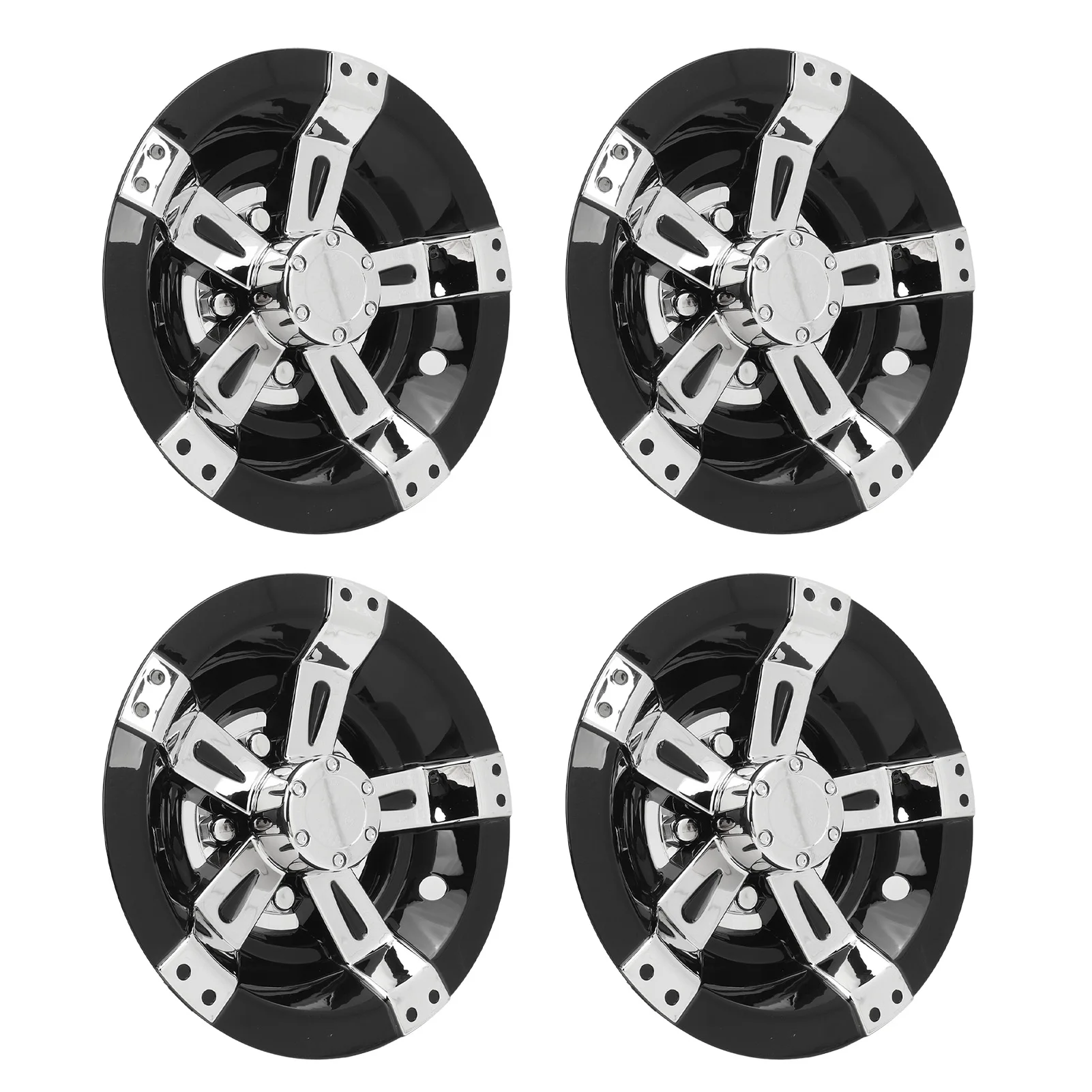 

4Pcs 10in Golf Cart Wheel Hub Cap - Protective Scratch Proof Wheel Hub Cover, Replacement for E-Z-GO, Durable Accessory