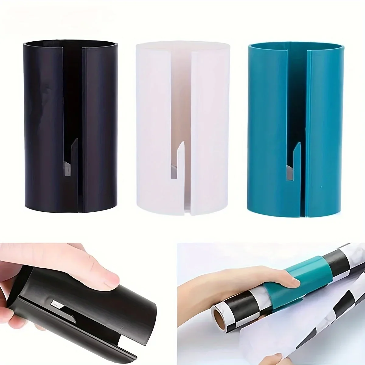 1pc Portable Mini Paper Cutting Tool Christmas Wrapping Paper Cutter Portable Cutting Knife for Gift Packaging Decor