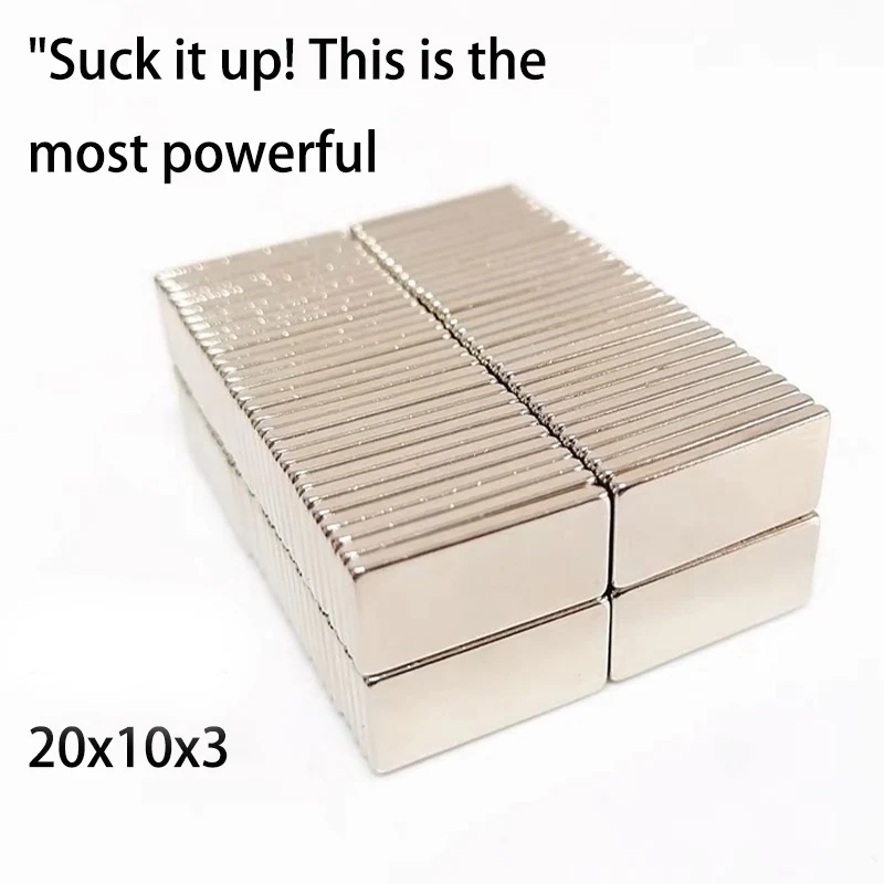 20x10x3mm Rectangular Magnets, Perfect for Refrigerator Storage, Tool Accessories, Kitchen