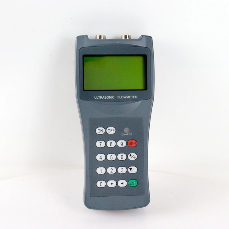 Two-Channel Portable Ultrasonic Flow Meter Low Cost High Frequency Handheld Device With OEM Customization Options