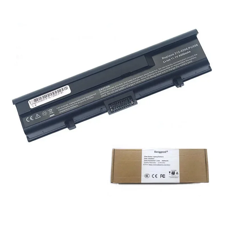 4400Mah Laptop Batterij Voor Dell Xps 1330 M1330 Inspiron 1318 Pu556 Wr050 Pu563 Pp25l Fw302 Cr036 Du128 Nt349 Nx511 Um230