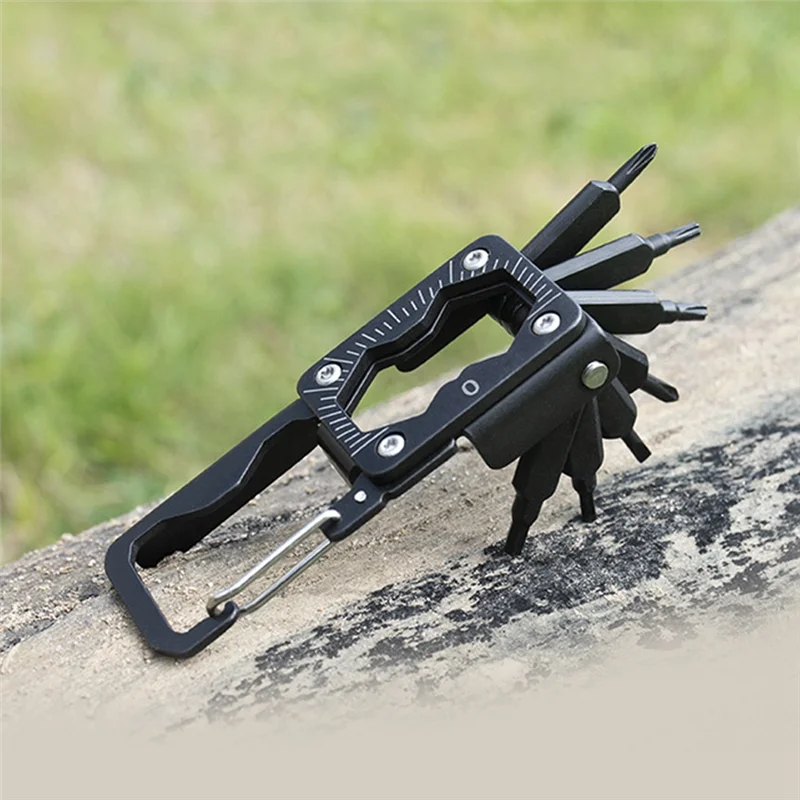 

Classy-Outdoor Portable Screwdriver Set With Vehicle Maintenance Tools Multi-Function Folding Tool Measuring Device Measuring