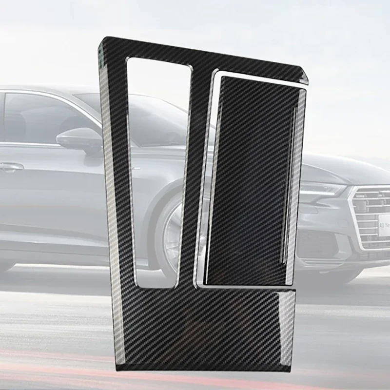 

1 шт., автомобильная центральная консоль из АБС-пластика для Audi A6 C8, автомобильная панель переключения передач, декоративная рамка, пылезащитные внутренние детали