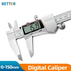 Digital Pachometer calibro in metallo professionale calibro a corsoio strumenti di misurazione lavorazione del legno calibro spesso profondità righello elettronico