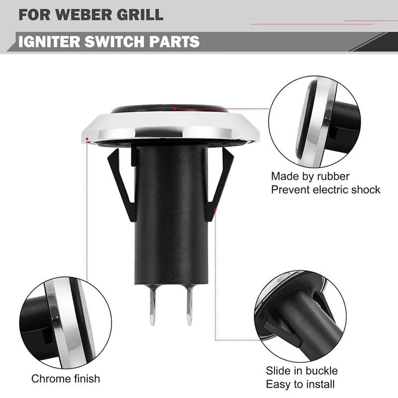 ABUN-Lgniter Switch Replacement 69283 66354 Parts For Weber Genesis II Grill Parts E-310 E-315 E-330 E-210 E-410 E-610