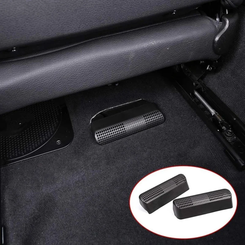 Car Seat Rear AC Heat Floor Air Conditioner Duct Vent Trim Cover Accessories For BMW 3 4 Series GT F30 F34 F36 2013-2018