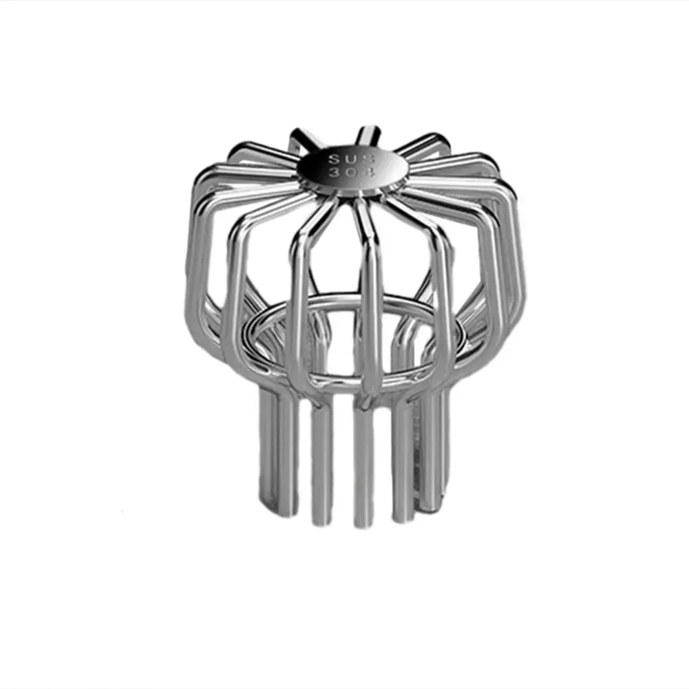 Gutter Guard Strainer 304 Stainless Steel Gutter Balloon Mesh Fittings Roof Drain Pipe Drain Filter For Leaves Debris