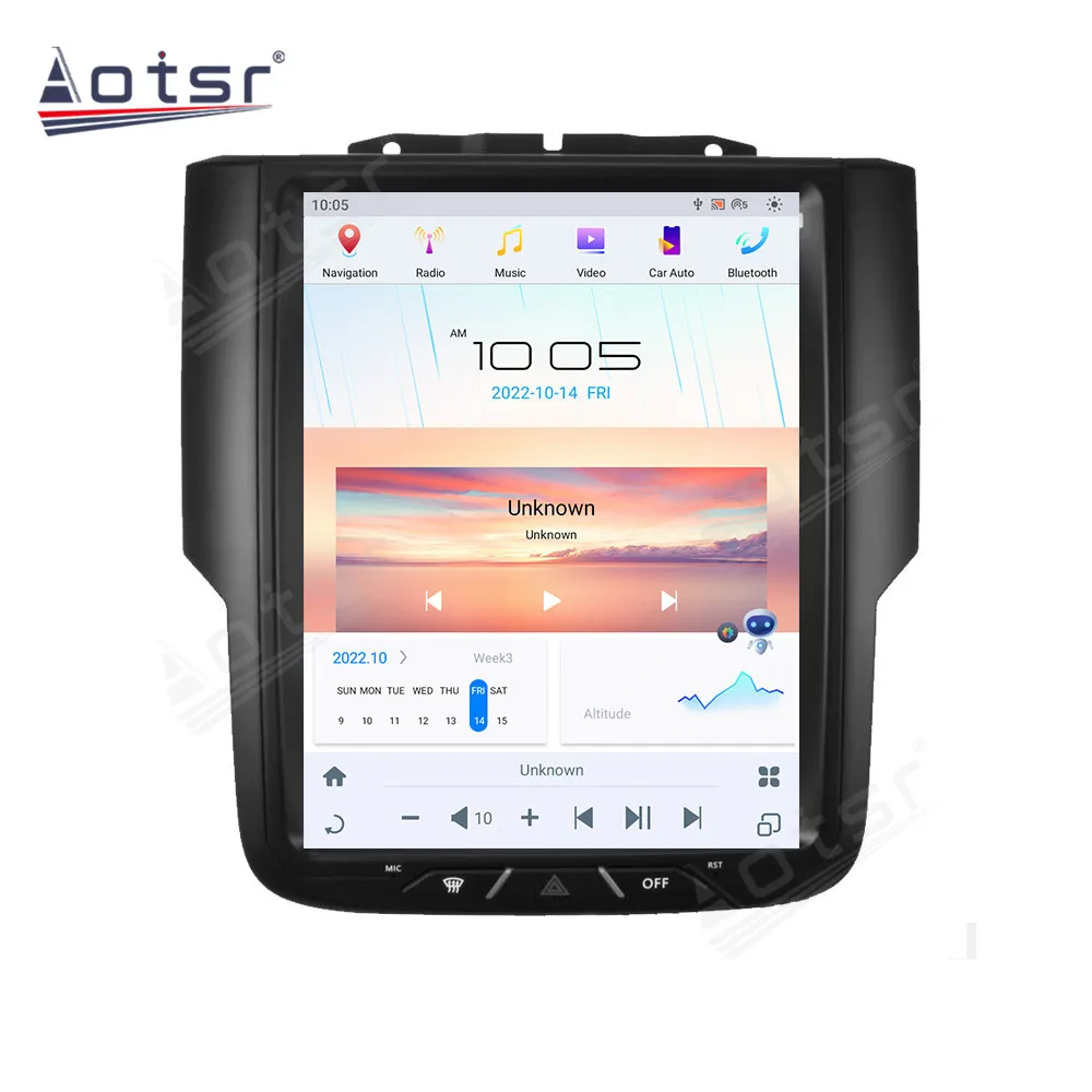 10.5 Inch Android 11 For Dodge Ram 2013-2018 Carplay Car Radio GPS Navigation Multimedia Player HD Touch Screen Head Unit