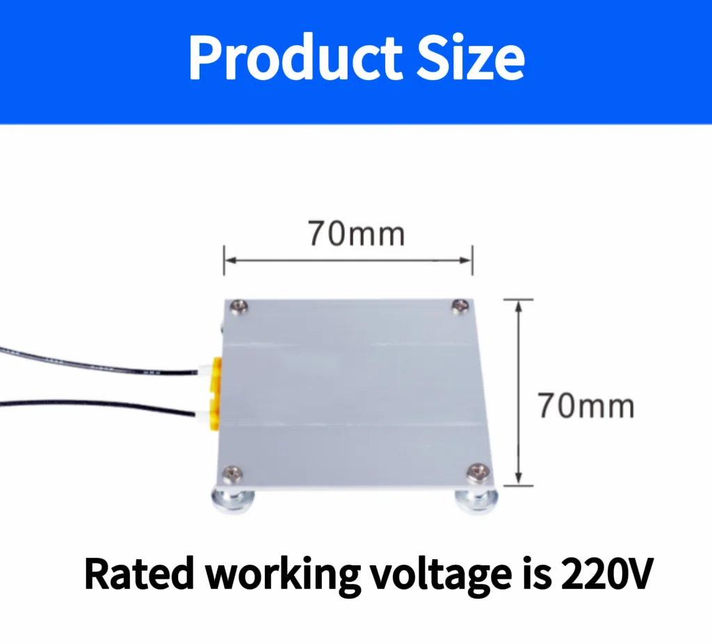 300W 220V PTC Heating Plate Chip BGA Soldering Ball Split Aluminum LED Remover Welding Station US/EU Plug Demolition Board Tool