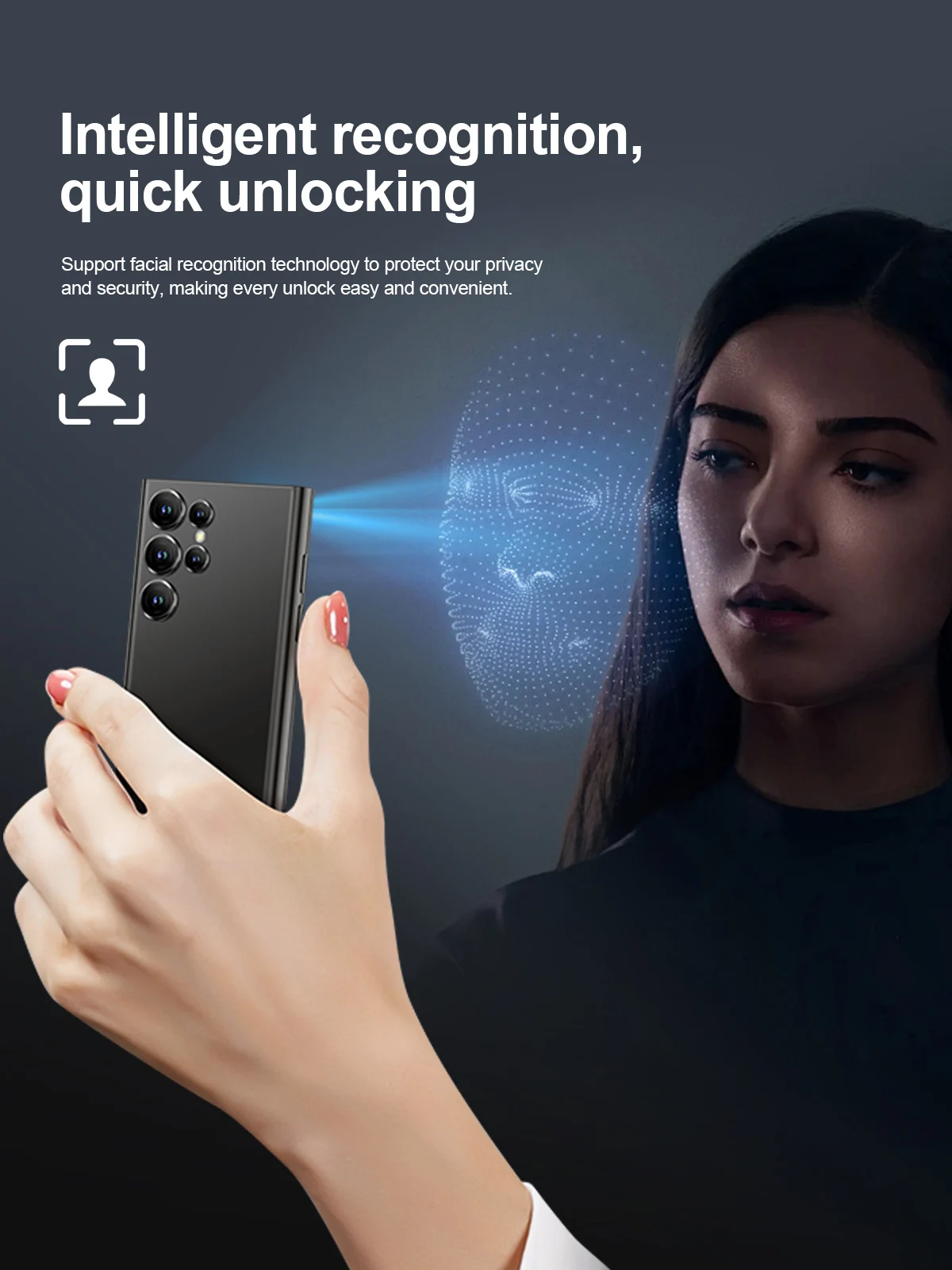 SERVO S27 MINI Android OS Mini Smartphone 4G LTE 16GB/64GB ROM Play Store WiFi Face Unlock 2 SIM 4.0" Pocket Small Smart Phones