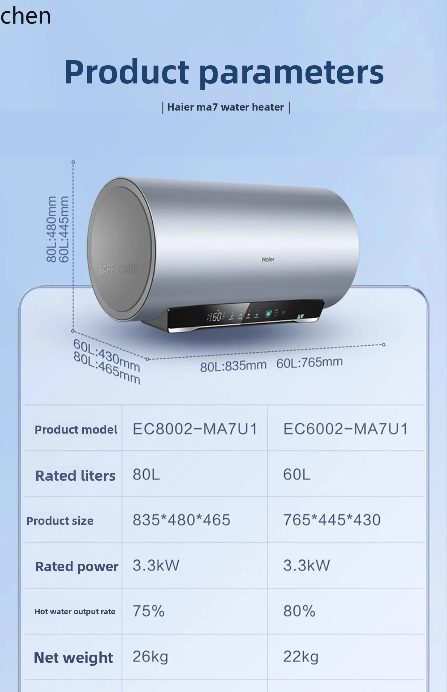 Scaldabagno elettrico ZML, purificazione dell'acqua, bagno domestico di prima classe