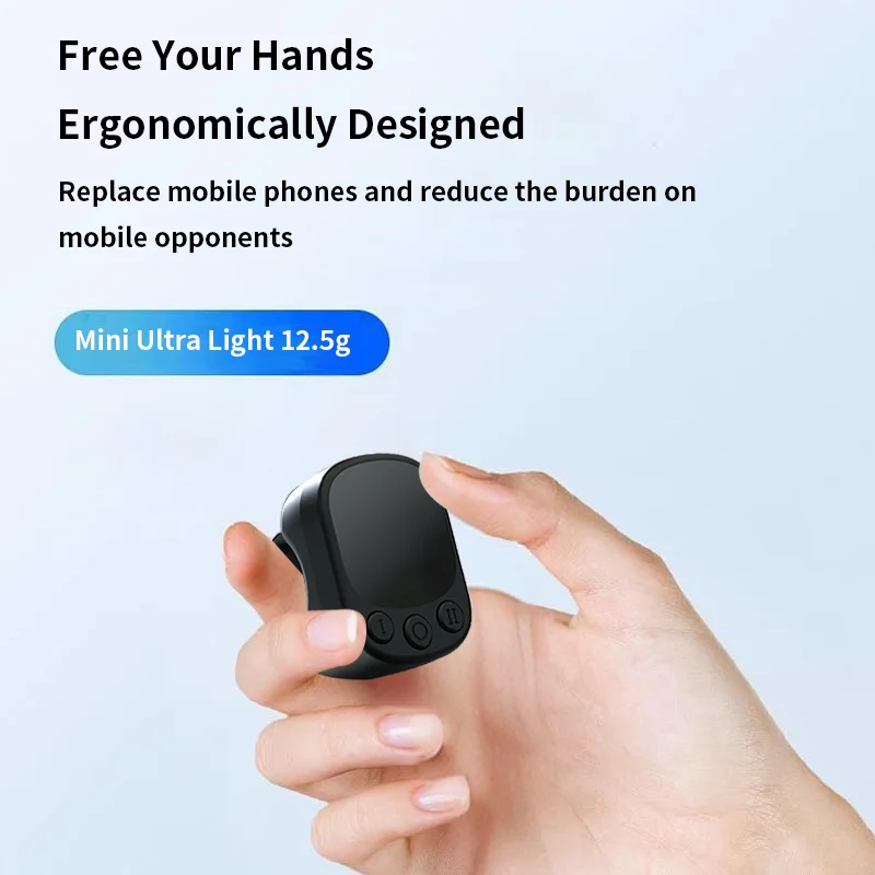 

Беспроводная Bluetooth-кольцевая мышь, перезаряжаемая сенсорная панель, подключение Bluetooth, пульт дистанционного управления, мобильный телефон, планшет TK, фотографуйте