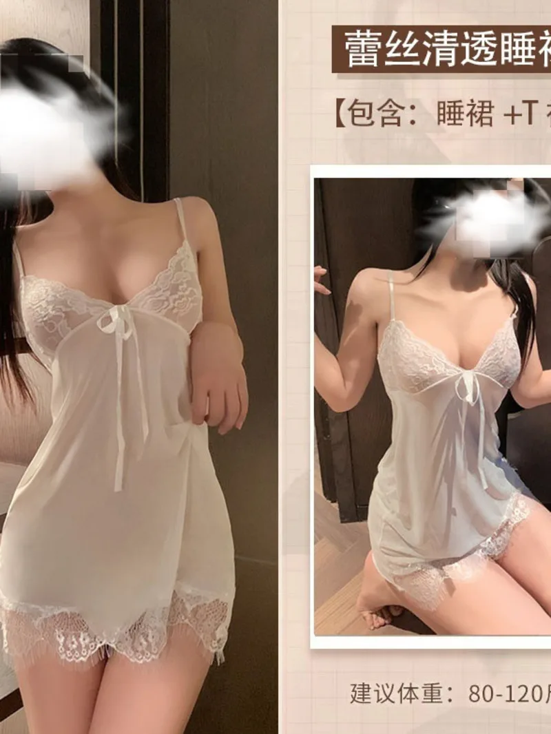 2025 ใหม่แฟชั่นเซ็กซี่VคอBacklessลูกไม้ตาข่ายSheerชุดสลิงผู้หญิงCinchingเอวSlimสีทึบชุดลําลองสั้นEF5W