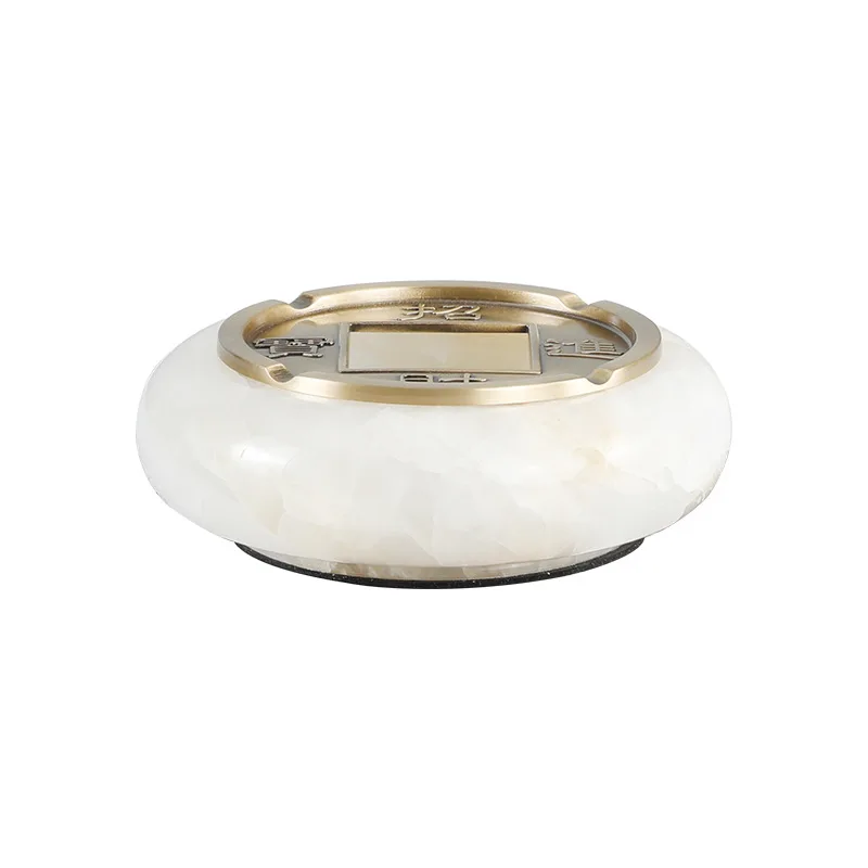 

Pure copper ashtray Chinese retro creative personality trend office home living room jade brass