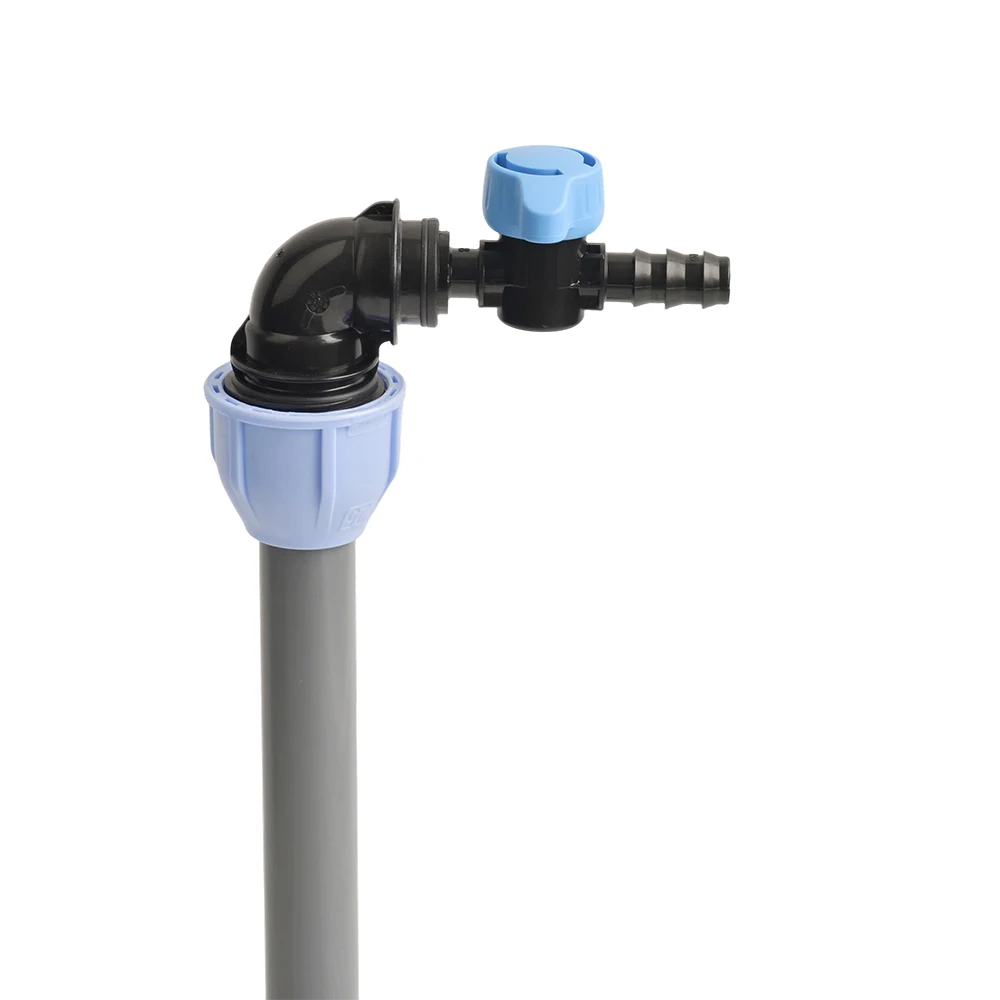 16mm Garden Hose Barb to O.D 20/25/32mm PE PVC Pipe Connector Fitting, Quick Connector Pe Tube Coupler Irrigation Joint