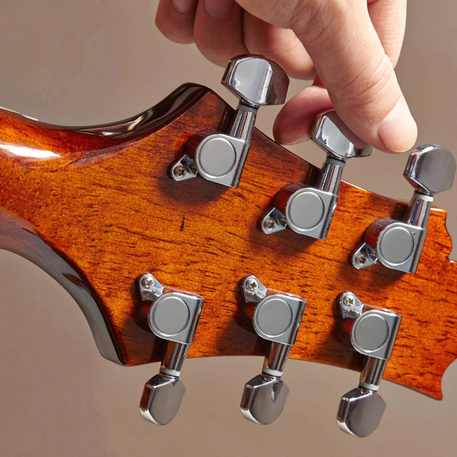 

1 set 1 Set Guitar Tuning Pegs Zinc Alloy Replacement Parts Easy Install String Winder Electric Bass Machine Head Accessories