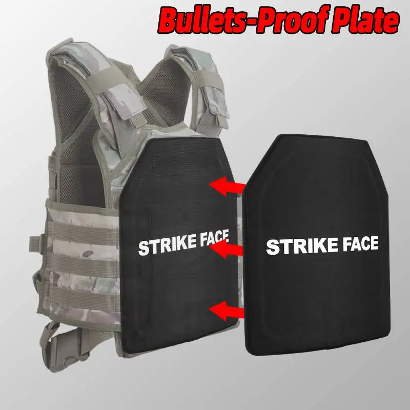 30x25cm Lightweight Bulletsproof Plug PE IIIA Anti Bullets Board Backpack Armor Panel Safety Vest Ballistic Body Armour Board