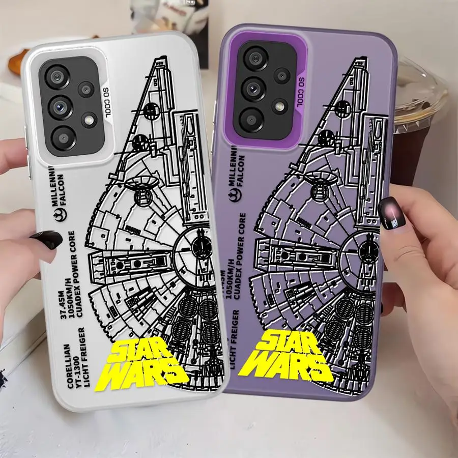 Case for Samsung Galaxy A34 A05 A26 A50 A51 A04 A12 A72 A15 A16 A24 A25 A56 A23 A31 A07 A71 A14 A17 A54 Phone Cover S-Stars Wars