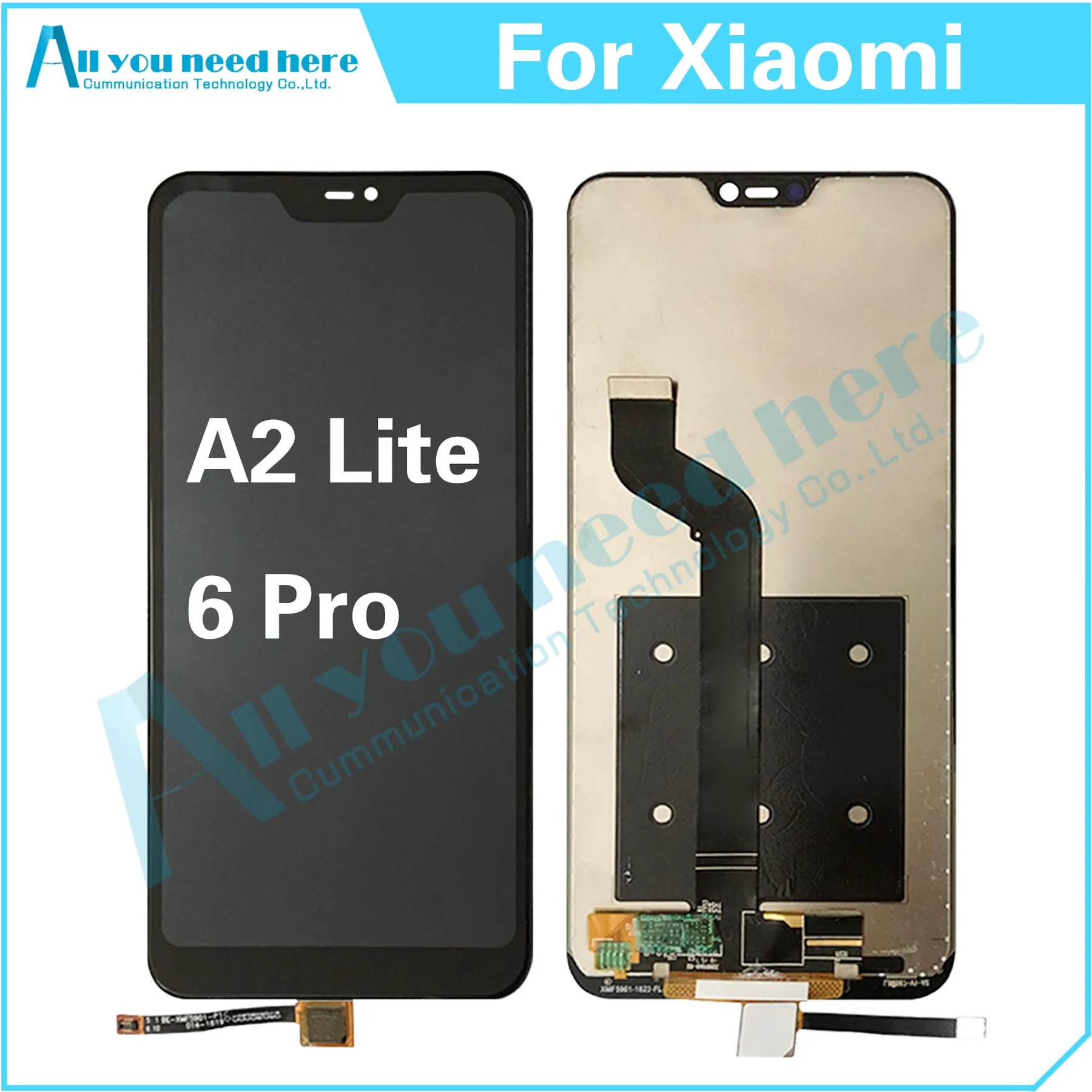 

100% Test For Xiaomi Mi A2 Lite A2Lite Back Battery Cover Door Housing Case Rear Cover For Redmi 6 Pro 6Pro Parts Replacement