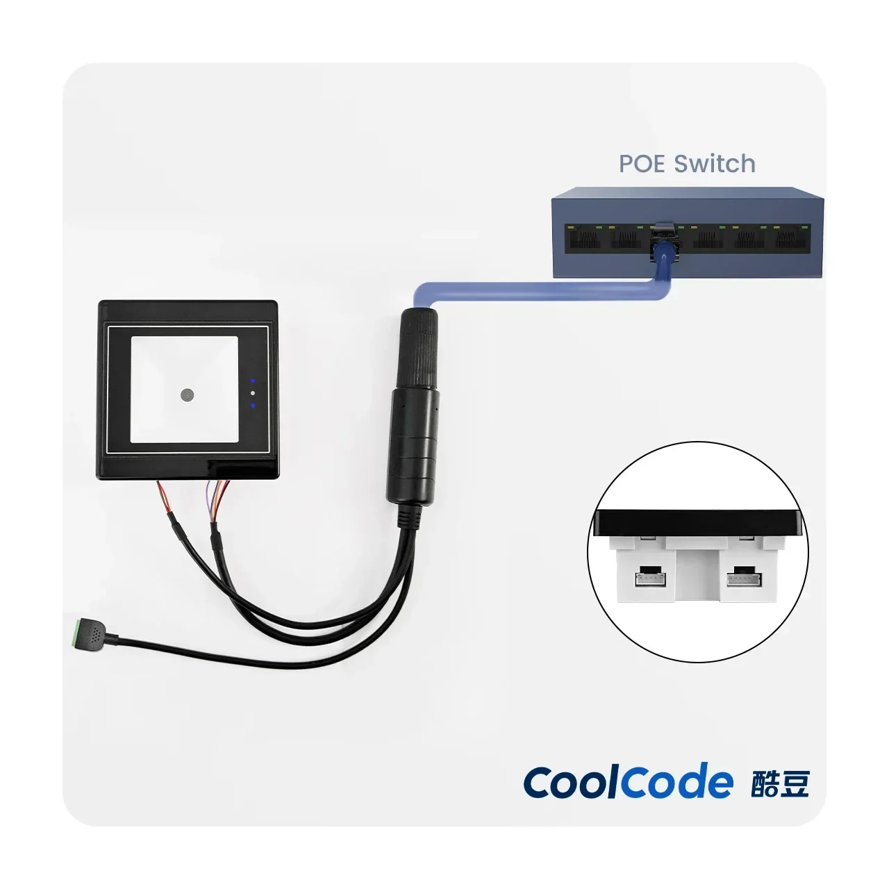 

NEW IN STOCK COOLCODE MX-MET 2D Fixed Mount Auto Scan QR Code Scanner Green Pass Imager Reading Mode Ethernet Interface LCD Acce