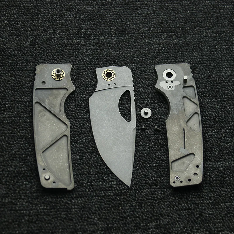 LEMIFSHE Made OZ Rosie XL Real 60+HRC 154CM Steel Blade Titanium handle   Pocket EDC Tool Camping Outdoor Folding Knife