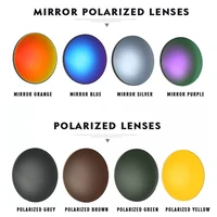 O-Q CLUB 1,49 1,56 1,61 1,67 lentes polarizadas gafas de sol lente UV400 prescripción óptica CR-39 lente de espejo colorida de resina 1 par