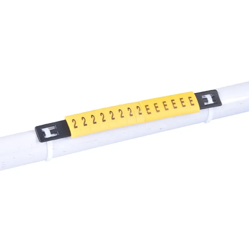 EC-J Flat Number Tube Cable Wire Marker 0 to 9 For Cable Size A-Z Letters Cable Markers label marking MS-65/100 Number Target